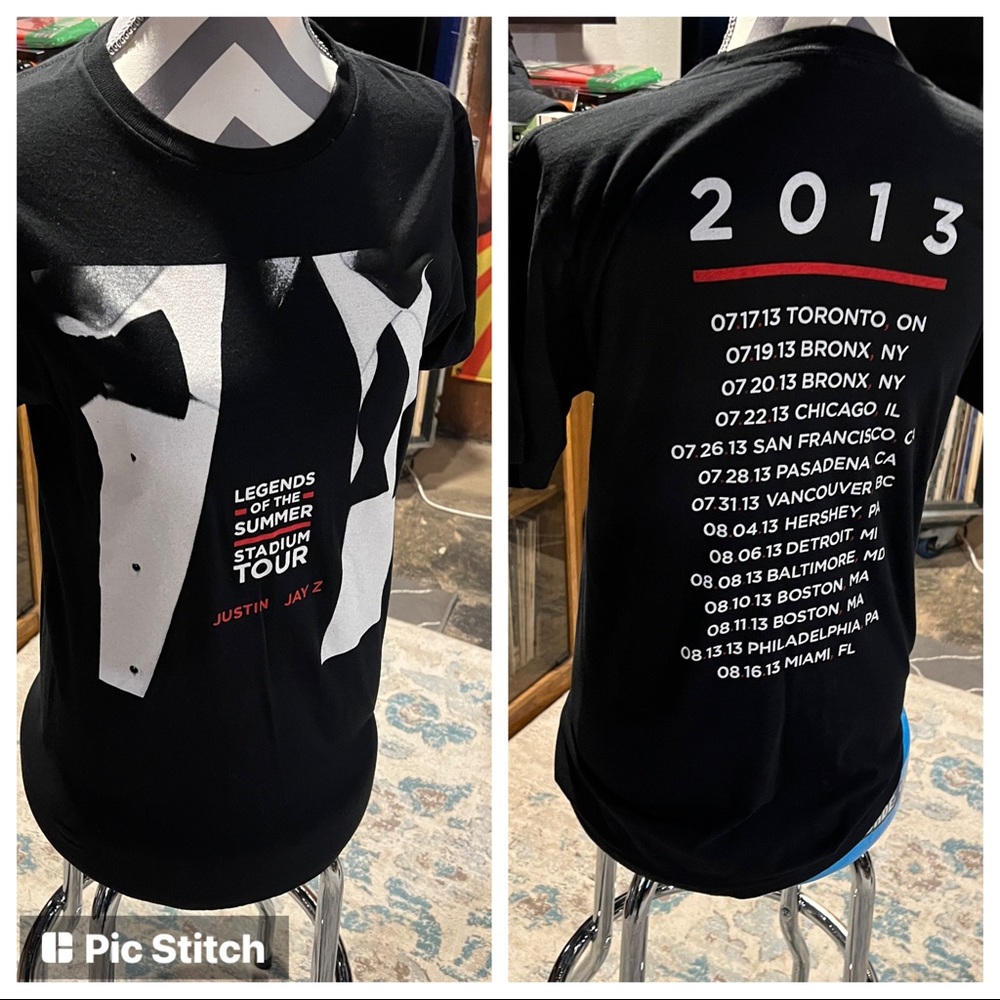 JAY Z AND JUSTIN TIMBERLAKE TOUR TEE